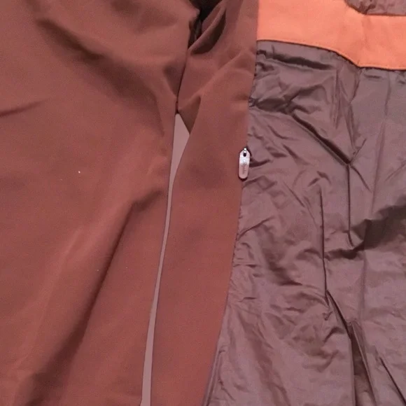 Rapha Mens Brevet Insulated HI VIZ Winter Jacket (Red Brick) - Picture 8 of 9